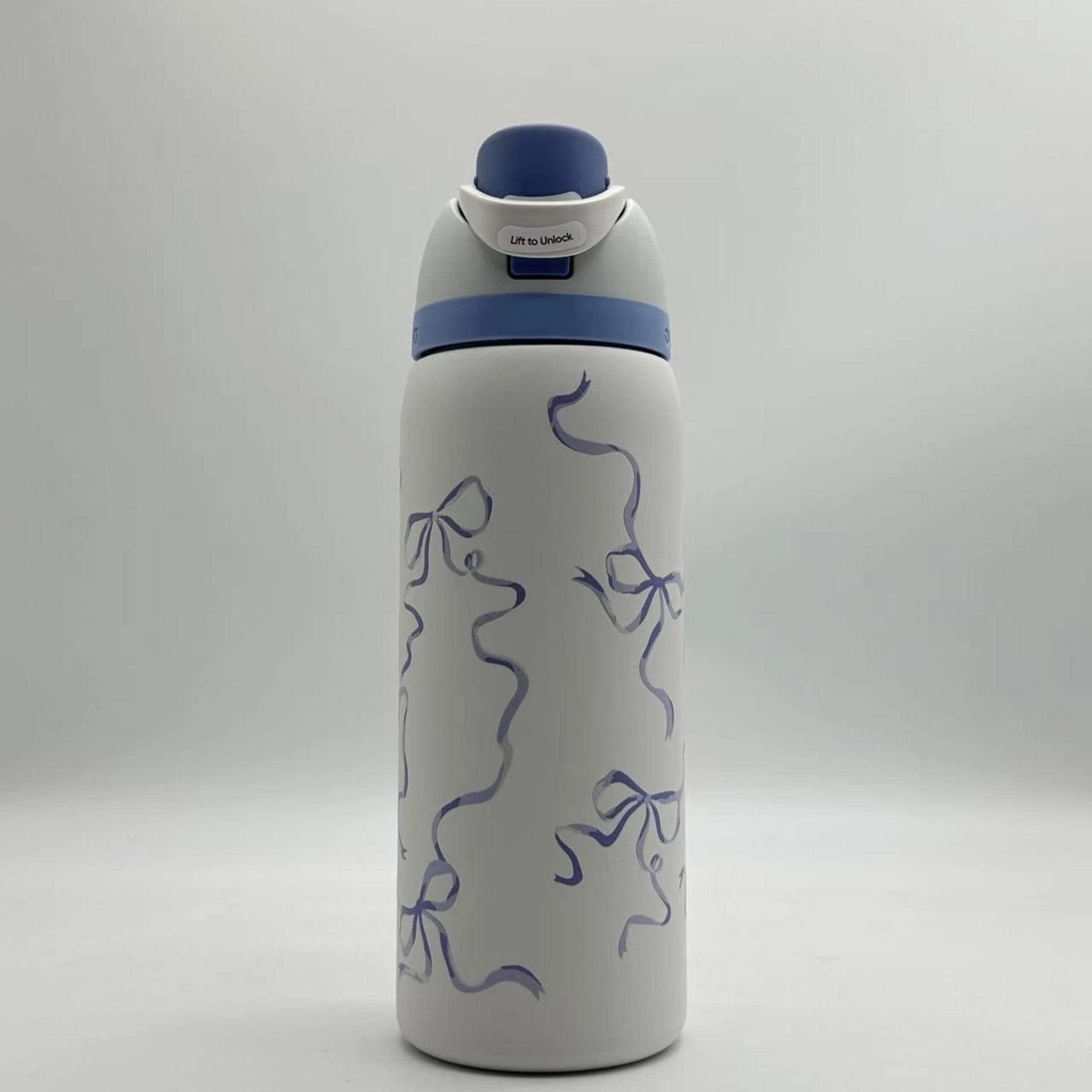 Owala bow blue water bottle - Etsy 日本