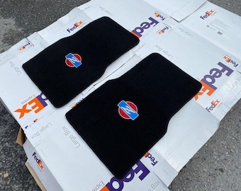 Datsun Z Black Carpet Floor Mats: 240Z 260Z 280Z (1970-89) - 2 Pcs