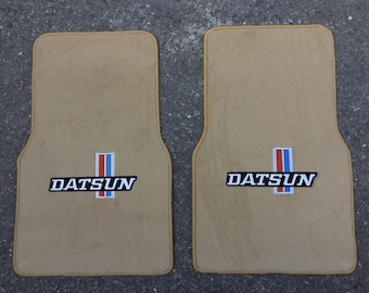 For Datsun Floor Mats Beige Z 240Z 260Z 280Z (1970-89) - 2 pcs