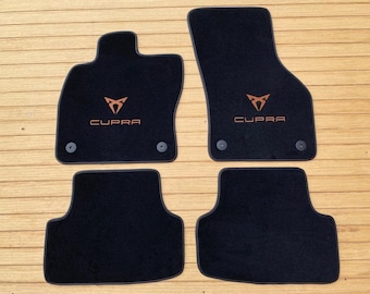 Cupra Formentor Floor Mat Carpet Black Copper Embroidery Set of 4 ( 2020 - 2025)  TSI