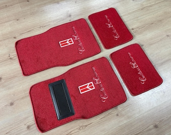 For Oldsmobile Cutlass Supreme Cutty Brougham Floor Mats Carpet RED Set Of 4