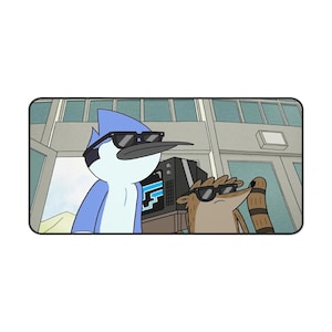 Funny Cartoon Gaming Mousepad, Nostalgic 2010s Cartoon Setup Gift