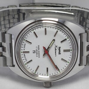 Vintage HMT Kohinoor White Dial 17 Jewels Hand Winding Wrist Watch India Made