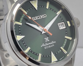 Orologio Seiko Prospex automatico in acciaio inossidabile con quadrante verde