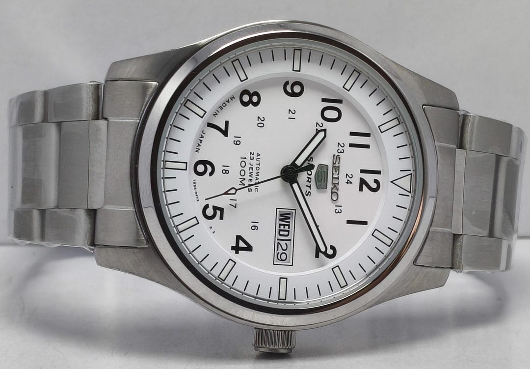 Seiko 5 Sports 23 Jewels 7S36B Automatic Watch, Transparent Back