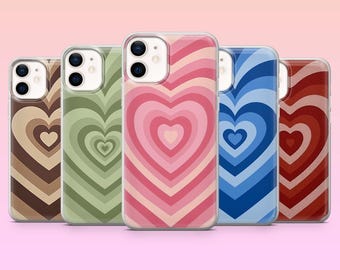 Etui na telefon z motywem serca, romantyczne walentynki, do modeli iPhone 17Pro, 16, 15, 14, 13, 12, Samsung S25, S24, S23Fe, S22, A16, A26, A56, Pixel 10, 9Pro