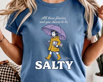 Comfort Colors® Salty Girl Tee: Women's Vintage Cotton Blend T-Shirt
