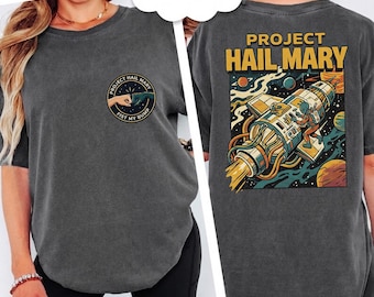 Project Hail Mary Book Two Sided Shirt, Comfort Colors Rocky Amaze, Sci-Fi Book Lover Tshirt, Andy Weir Book Merch, Fist My Bump
