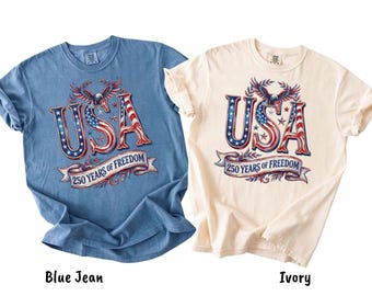 Comfort Colors® 250th Anniversary Shirt , USA Sweatshirt, 4th of July Shirt , Patriotic Eagle Shirt, Statue of Liberty Patriotic Shirt