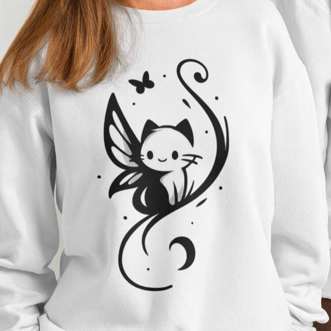 Pixie Graphics Pixie Cat Transparent Background Graphic Designs Digital Prints Bundle ...