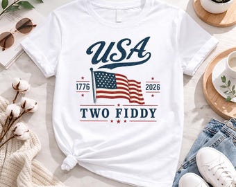 USA Zwei Fiddy Shirt, Amerika 250
