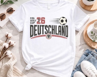 Deutschland WM 2026 Shirt, Deutschland Fußball Fan T-Shirt, Fußball Fan Geschenk