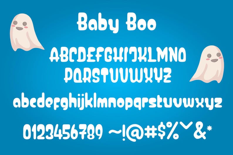 Baby Boo Number Two Baby Boo Font | Cute Playful Typeface for Kids, Logos & Creative Design ...