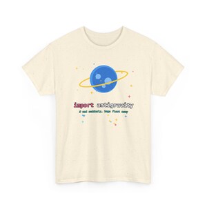 Camiseta de Python con temática antigravedad, camiseta con huevo de Pascua de Python, camiseta para programadores espaciales, regalo divertido para programadores, humor para desarrolladores. imagen 7