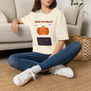 Camiseta de Halloween para programadores con el lema "Truco o trato", camiseta de Halloween con el lema "Intenta excepto calabaza", regalo divertido de Halloween para programadores, disfraz de desarrollador.