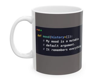 Python Developer Mug, Funny Python Programmer Coffee Mug, Senior Developer Gift, Coding Humor, Software Engineer Gift, Ceramic 11oz & 15oz