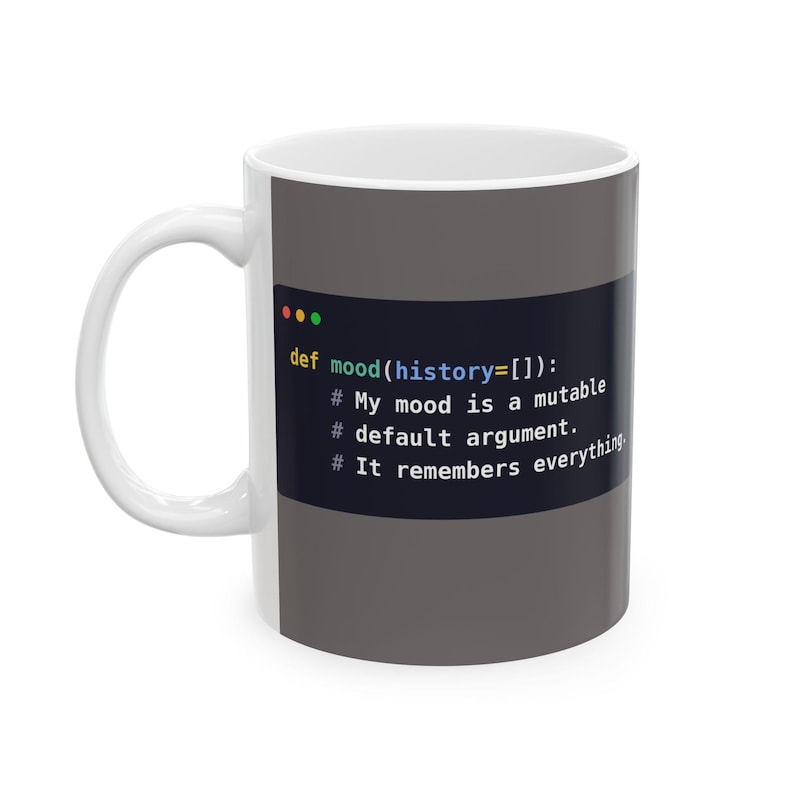 Taza para desarrolladores de Python, taza de café divertida para programadores de Python, regalo para desarrolladores sénior, humor sobre programación, regalo para ingenieros de software, cerámica de 325 ml y 444 ml. imagen 1