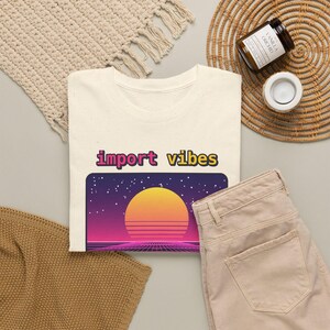 Python Programmer Retro Synthwave T-Shirt, Import Vibes Shirt, 80s Developer Gift, Coder Tee, Python Developer Gift image 11