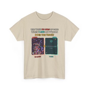 T-shirt voor junior versus senior ontwikkelaar, T-shirt met Python-oneliner, grappig programmeurs-T-shirt, cadeau voor het verbeteren van tekstbegrip, codeerhumor