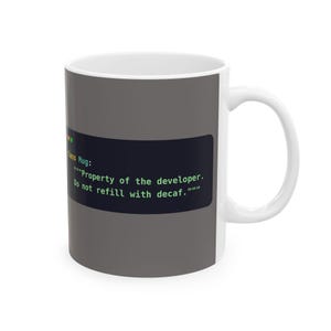 Python Programmer Mug, Funny Developer Coffee Mug, Python Docstring Joke, Coworker Gift, Software Engineer Gift, Coding Humor, 11oz, 15oz image 2