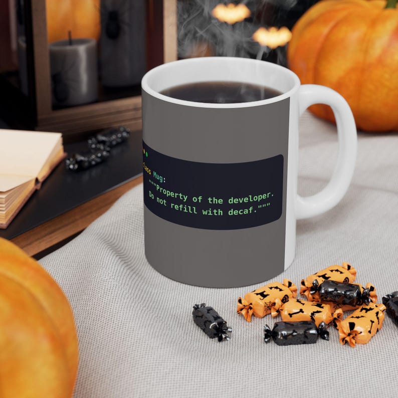Python Programmer Mug, Funny Developer Coffee Mug, Python Docstring Joke, Coworker Gift, Software Engineer Gift, Coding Humor, 11oz, 15oz image 9