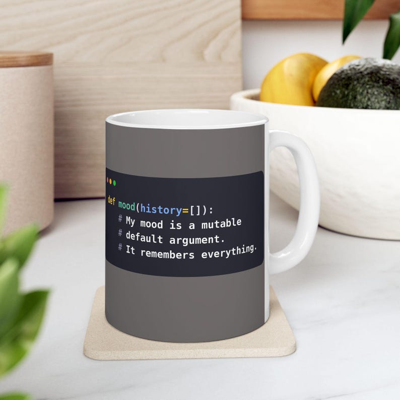 Taza para desarrolladores de Python, taza de café divertida para programadores de Python, regalo para desarrolladores sénior, humor sobre programación, regalo para ingenieros de software, cerámica de 325 ml y 444 ml. imagen 8