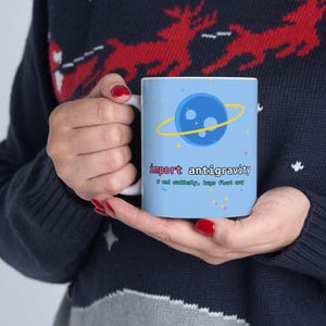 Import Antigravity Mug, Python Easter Egg Coffee Mug, Space Programmer Cup, Funny Coder Gift, Developer Humor Mug