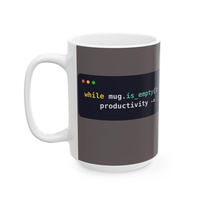 Python Programmer Mug, Funny Coding Coffee Mug, Developer Gift, Software Engineer Gift, Coder Mug, Programming Humor Cup, Ceramic 11oz 15oz Bild 2