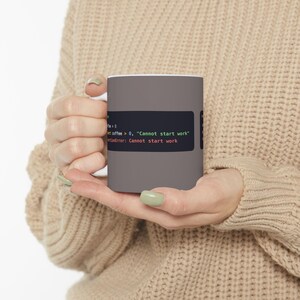 Python Programmer Mug, Funny Coding Coffee Mug, Assert Coffee Developer Gift, Software Engineer Gift, Coder Humor, Ceramic 11oz & 15oz afbeelding 5