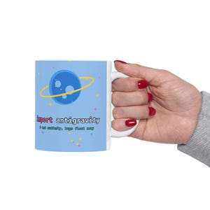 Import Antigravity Mug, Python Easter Egg Coffee Mug, Space Programmer Cup, Funny Coder Gift, Developer Humor Mug Bild 7
