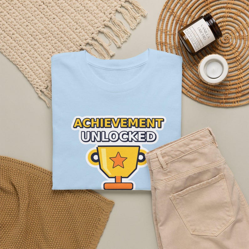 Camiseta "Conquista Desbloqueada" para Programador Python, Camiseta "Funcionou na Primeira Tentativa", Presente Divertido para Desenvolvedores, Humor de Programador, Gamer/Programador imagem 10