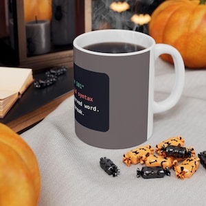 Python Teacher Mug, Funny Coding Teacher Coffee Mug, CS Teacher Gift, Reserved Word Joke, Programmer Humor, Ceramic 11oz & 15oz image 7