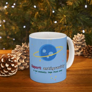 Import Antigravity Mug, Python Easter Egg Coffee Mug, Space Programmer Cup, Funny Coder Gift, Developer Humor Mug Bild 5