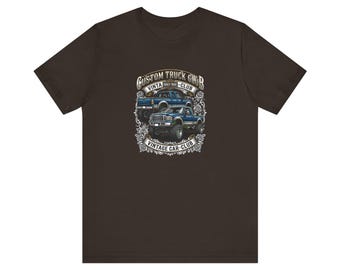 カスタムトラッククラブ ヴィンテージカークラブTシャツ | レトロピックアップトラックグラフィック