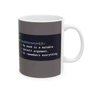 Taza para desarrolladores de Python, taza de café divertida para programadores de Python, regalo para desarrolladores sénior, humor sobre programación, regalo para ingenieros de software, cerámica de 325 ml y 444 ml. imagen 2