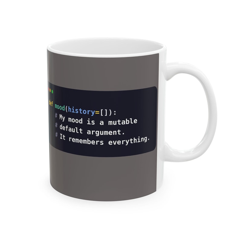 Taza para desarrolladores de Python, taza de café divertida para programadores de Python, regalo para desarrolladores sénior, humor sobre programación, regalo para ingenieros de software, cerámica de 325 ml y 444 ml. imagen 2