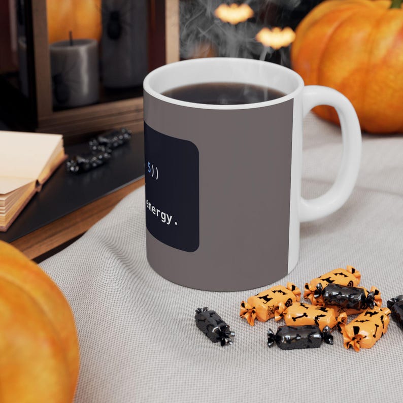 Python Programmer Mug, Funny Range Function Coffee Mug, Low Energy Coder Joke, Developer Gift, Software Engineer Gift, Ceramic 11oz & 15oz Bild 8