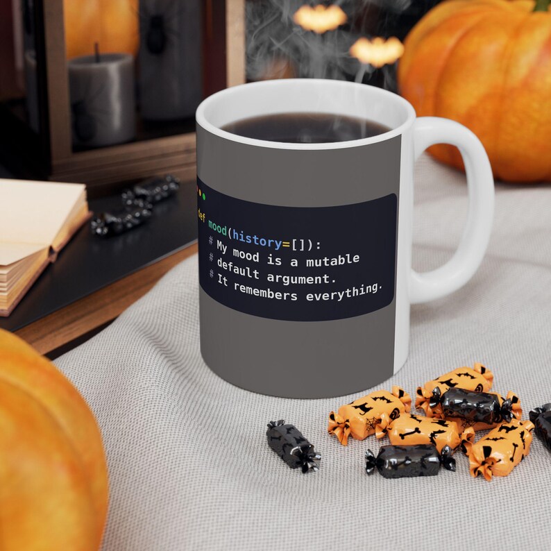 Taza para desarrolladores de Python, taza de café divertida para programadores de Python, regalo para desarrolladores sénior, humor sobre programación, regalo para ingenieros de software, cerámica de 325 ml y 444 ml. imagen 5