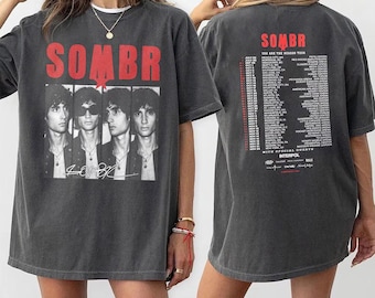 Düsteres World Tour T-Shirt, Vintage Bootleg Konzert T-Shirt
