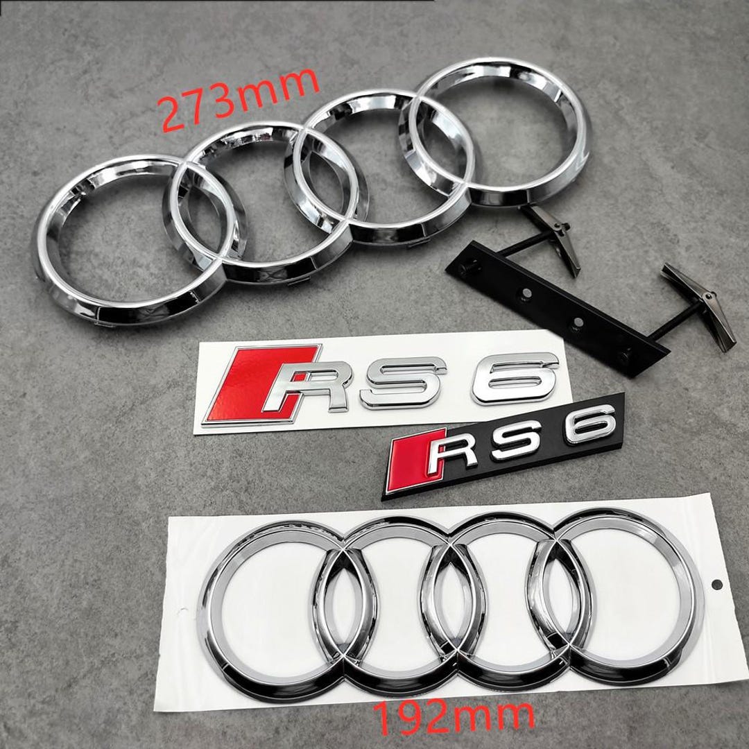 Chrom Audi A3 A3 A4 A5 A6 A7 Q5 Q7 Q8 Ringe für vorne 273 mm Ringe 192 ...