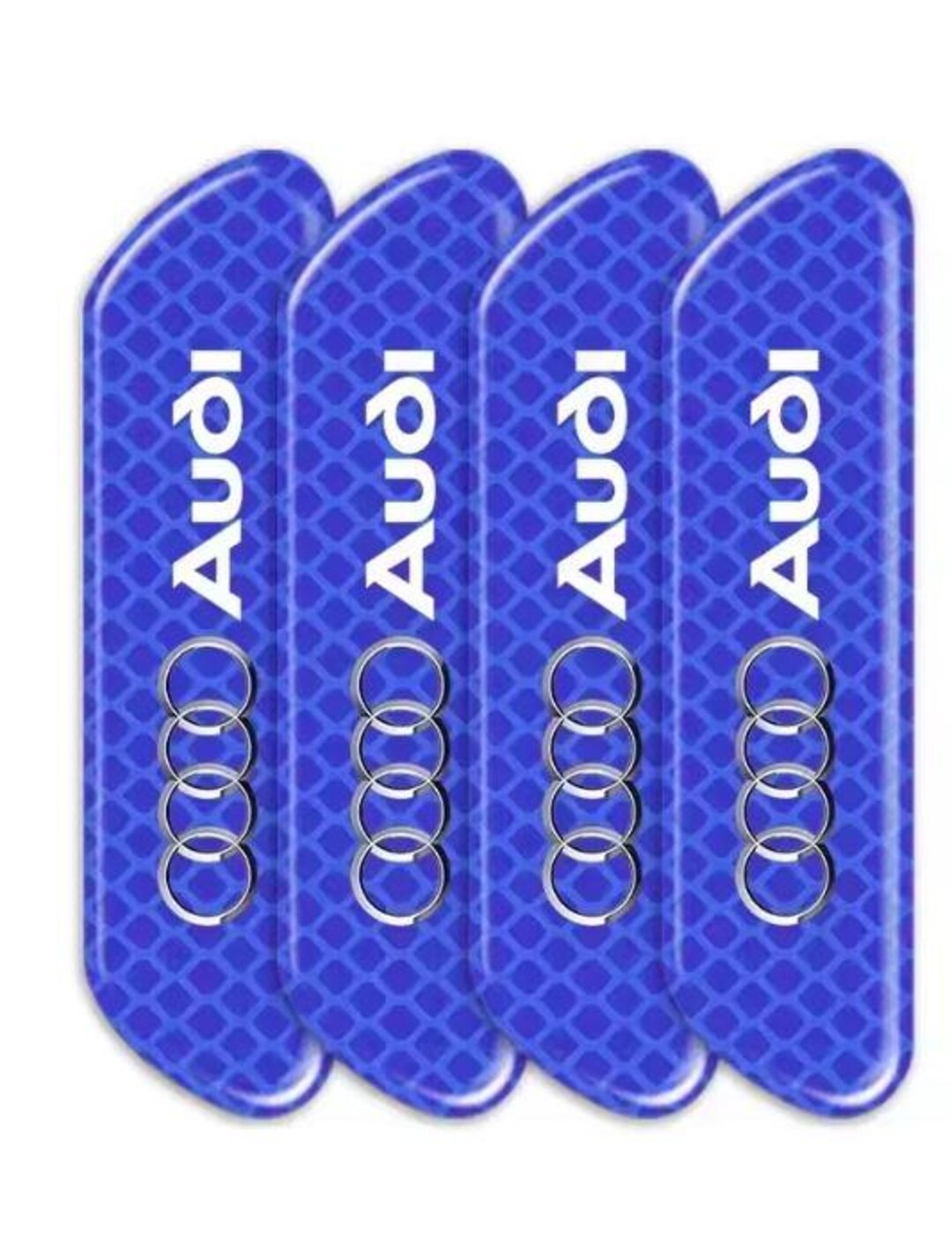 4PCS Unique Car Door Safety Reflective Stickers for Audi Sline RS A3 A4 ...