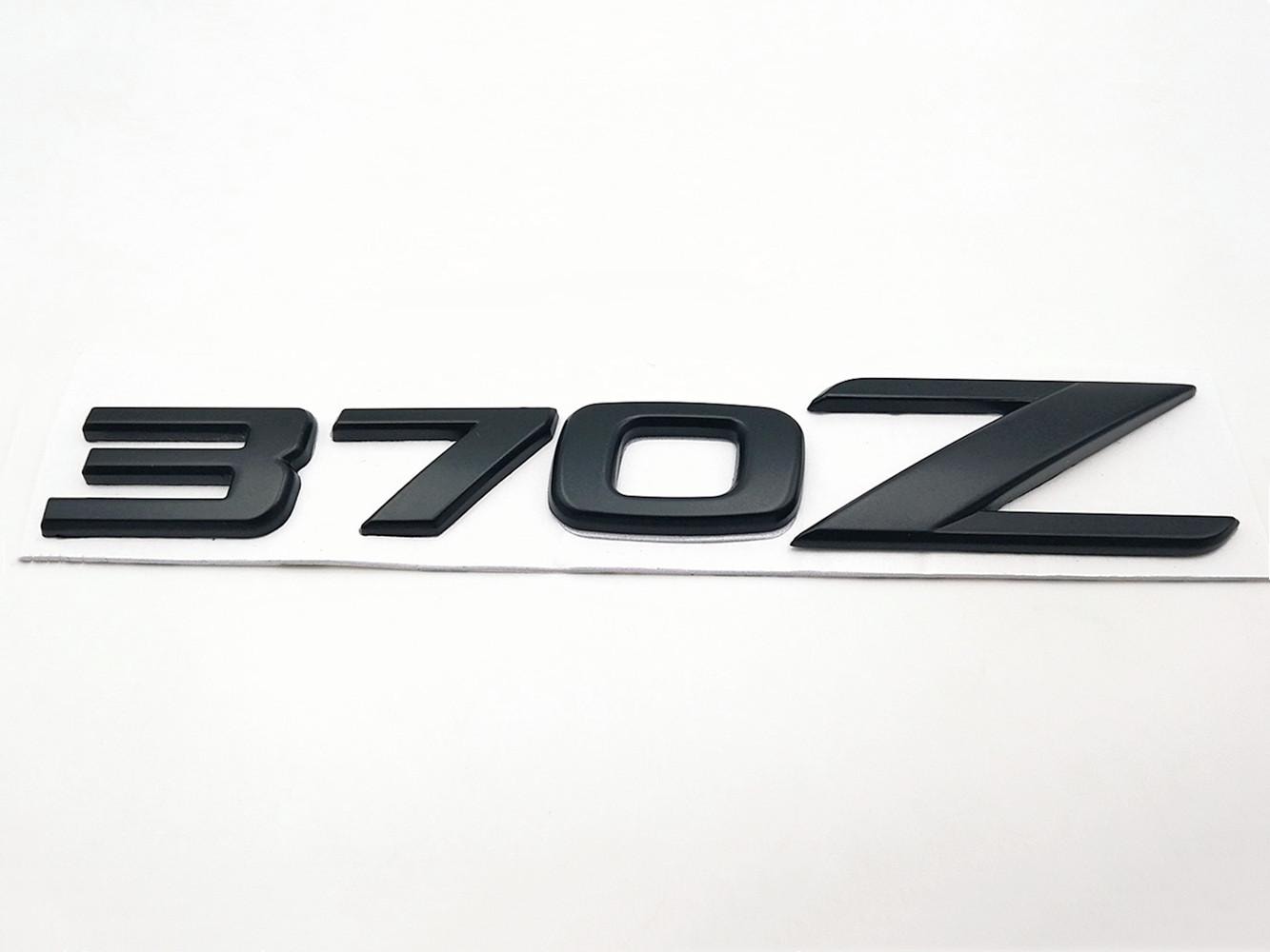 Metal Matte Black 370Z Letter Emblem Rear Badge for Nissan 370Z ...