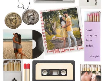 Canva template | Blank Matchbook Template | Anniversary Gift & Printable Wall Art | Matchbook Poster Template Digital Download
