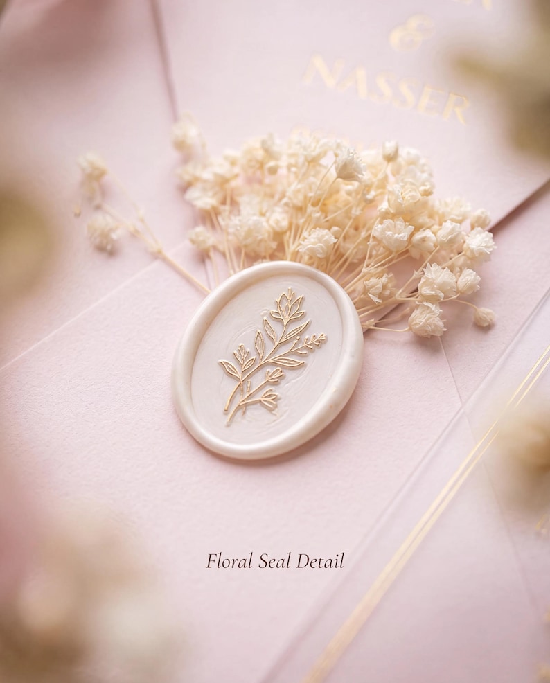 Juego de invitaciones de boda en verde salvia, invitación para la ceremonia musulmana Nikah, caligrafía árabe, papelería de lujo. imagen 12