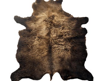 Buffalo/Bison Hair-On Hide Rug Large | Classic First-Grade