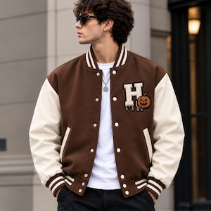 H Letterman Jacket - Etsy
