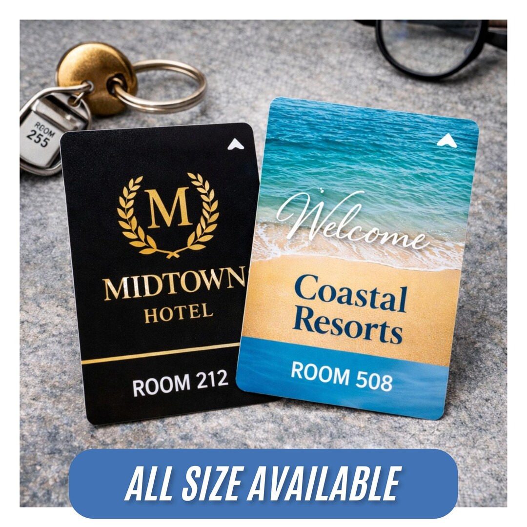 Custom PVC Access Card With Logo | Branded Plastic Key Card for Hotels ...