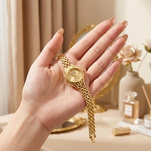 Womens Gold Watch Roman Numeral - Etsy display picture 2