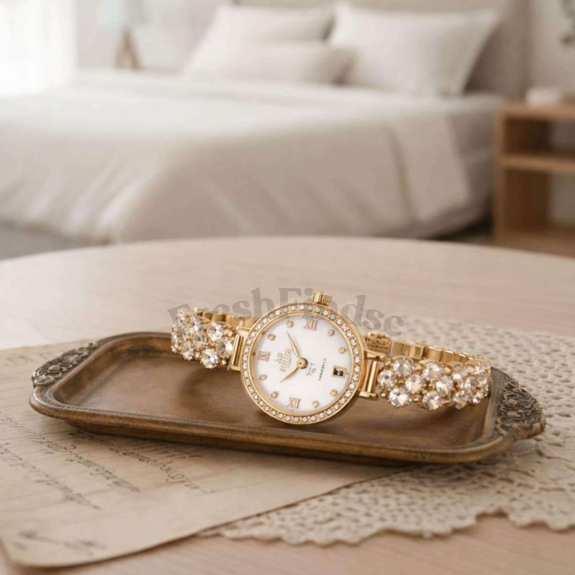 Ladies Gold Dress Watch - Etsy Ladies Gold Dress Watch - Etsy