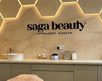 Personalisiertes Firmenlogo , Laser geschnittenes Geschäftsschild , Laser geschnittenes Geschäftsschild , Laser Cut Logo-Schild , Ihr Business-Logo für die Wand